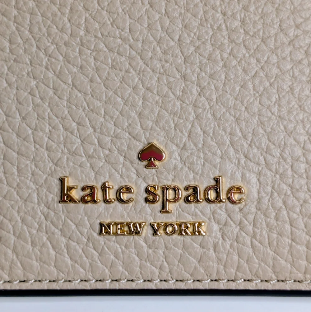 Kate Spade Juliette Slim Cardholder Light Sand Pebbled Leather NWT